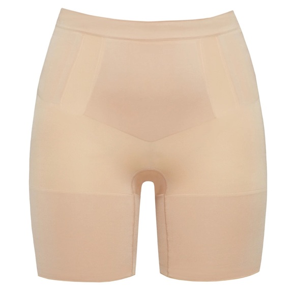 Spanx On Core Mid Thigh Short Soft Nude Medium - Picture 1 of 7